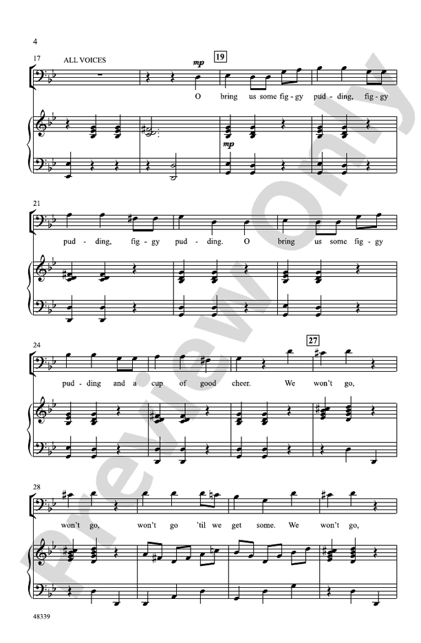 Figgy Pudding! – TTB Choral Octavo (Digital Download)
