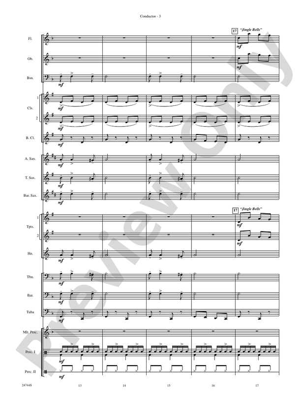 Down Home Christmas - Concert Band Conductor Score & Parts (Digital Download)