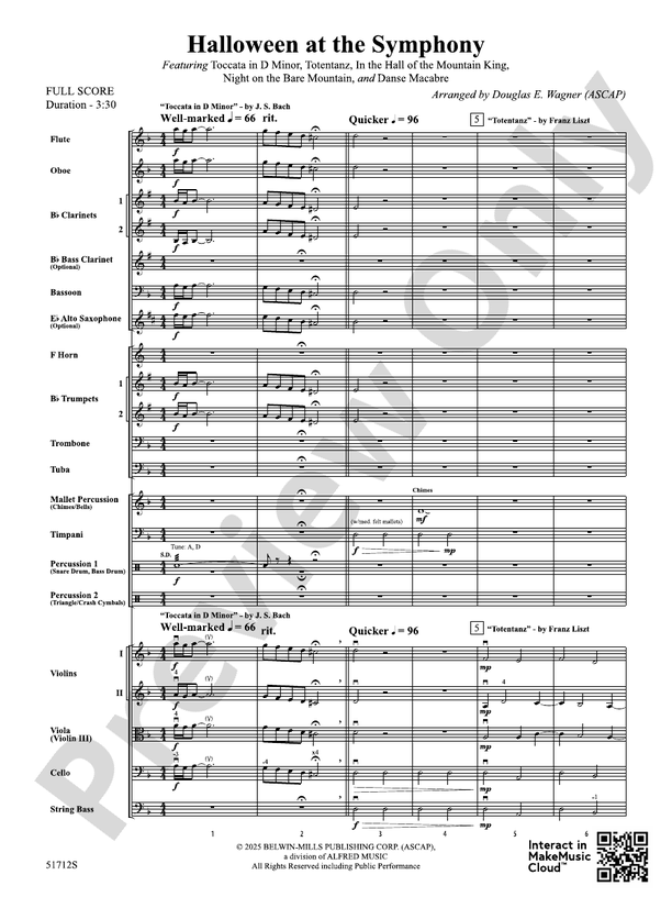 Halloween at the Symphony - Full Orchestra Conductor Score & Parts (Digital Download)