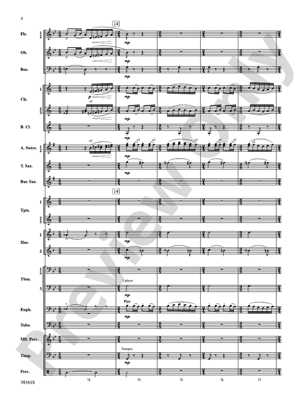 Ariel - Concert Band Conductor Score & Parts (Digital Download)