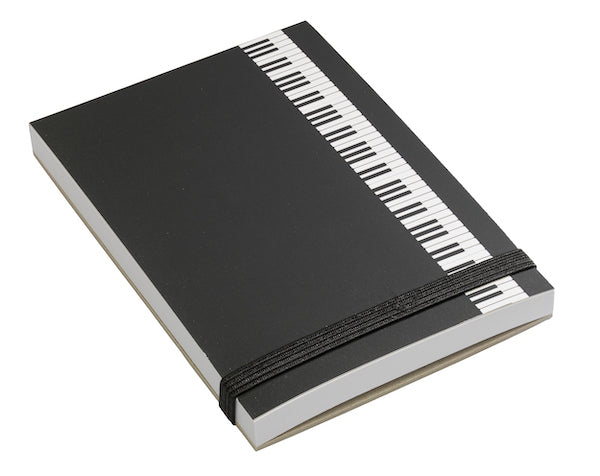 Notepad Black with White Keyboard