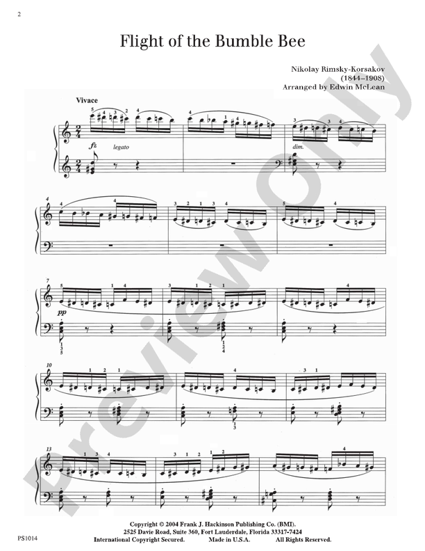 Rimsky-Korsakov - Flight of the Bumble Bee - DSM-DPS1014 - Piano (Digital Download)