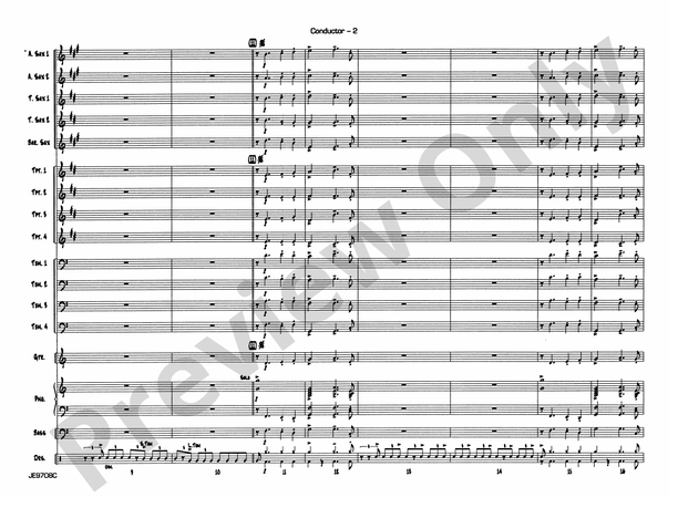 Cute (Grade 3) - Jazz Ensemble Conductor Score & Parts (Digital Download)