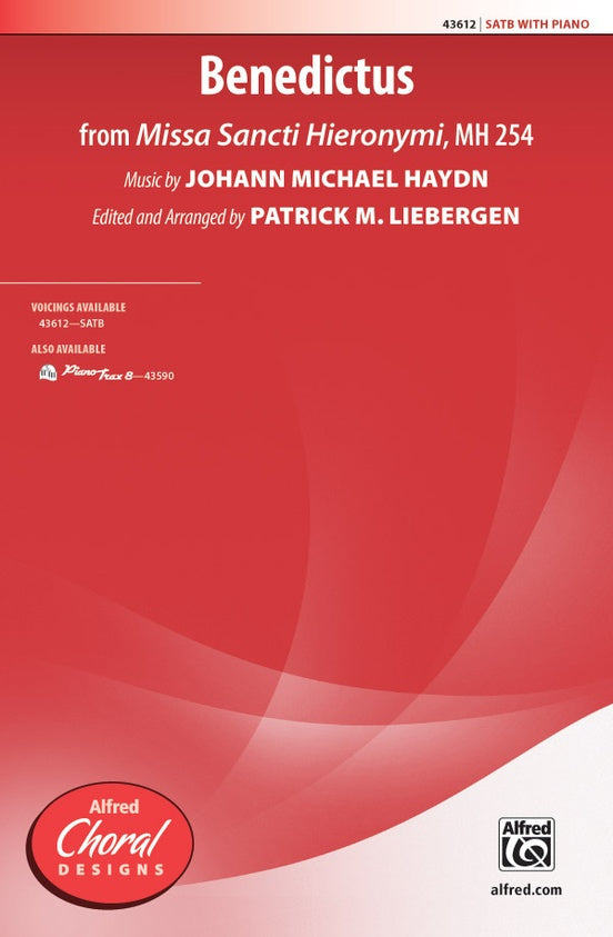 Benedictus (from Missa Sancti Hieronymi, MH 254) – SATB Choral Octavo (Digital Download)