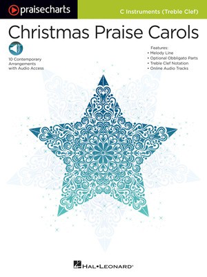 PraiseCharts - Christmas Praise Carols - C Treble Instruments - Various - C Instrument|Treble Clef Instrument Hal Leonard Sftcvr/Online Audio