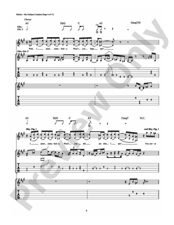 My Oedipus Complex - Guitar TAB (Digital Download)