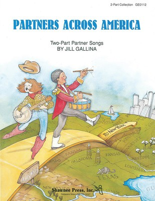 Partners Across America - 2-Part Jill and Michael Gallina Shawnee Press Choral Score Octavo