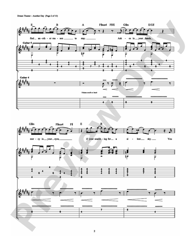 Another Day - Guitar TAB (Digital Download)