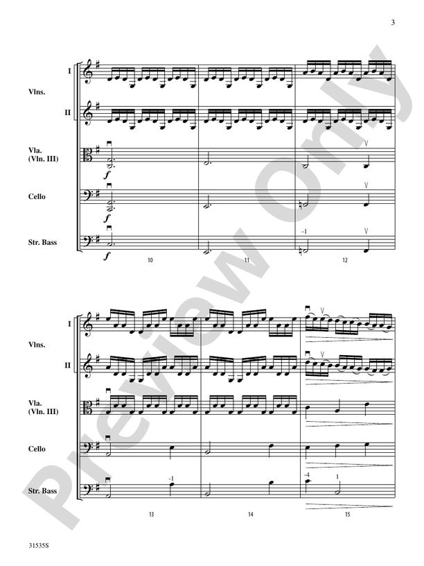 The Great Bicycle Race – String Orchestra Conductor Score & Parts (Digital Download)