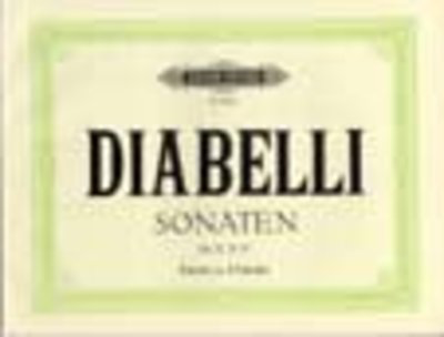 Sonatas Vol. 1 - Anton Diabelli - Piano Edition Peters Piano Duet