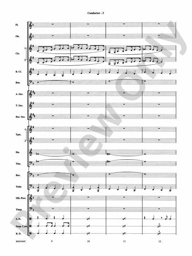 Clarinet Boogie - Concert Band Conductor Score & Parts (Digital Download)