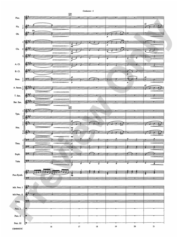 The Polar Express, Concert Suite from - Concert Band Conductor Score & Parts (Digital Download)