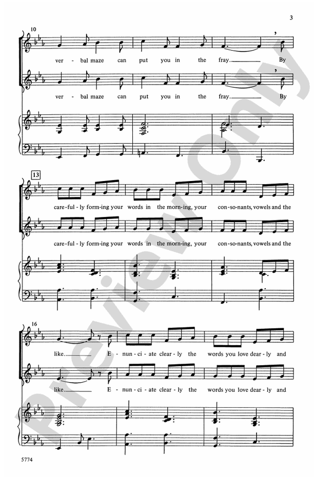 A Twist of the Tongue - 2-Part Choral Octavo (Digital Download)