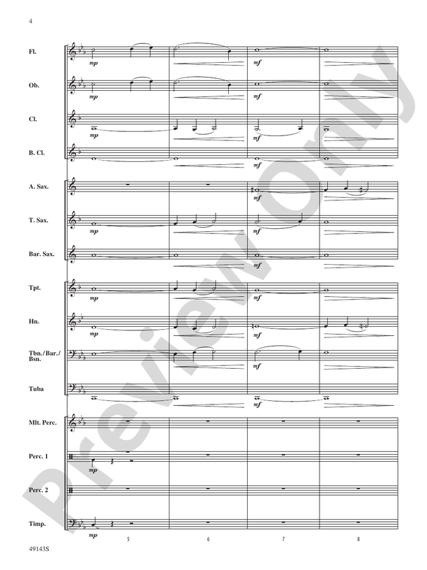 Coastal Storm - Concert Band Conductor Score & Parts (Digital Download)