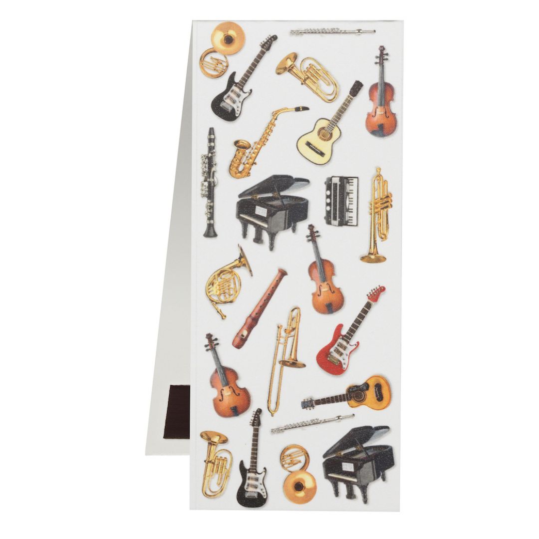 Magnetic Bookmark Musical Instruments