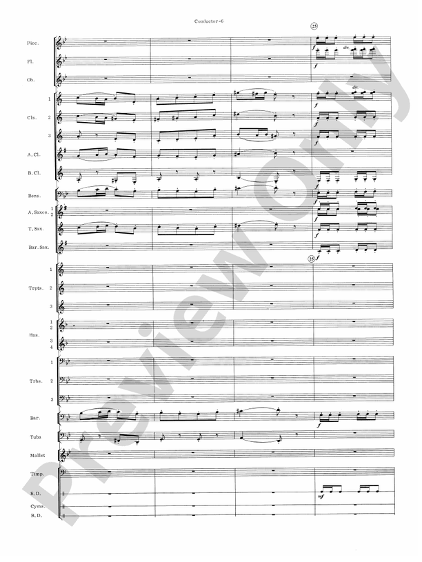 Carmen Suite - Concert Band Conductor Score & Parts (Digital Download)