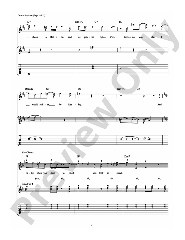 Superstar - Guitar TAB (Digital Download)