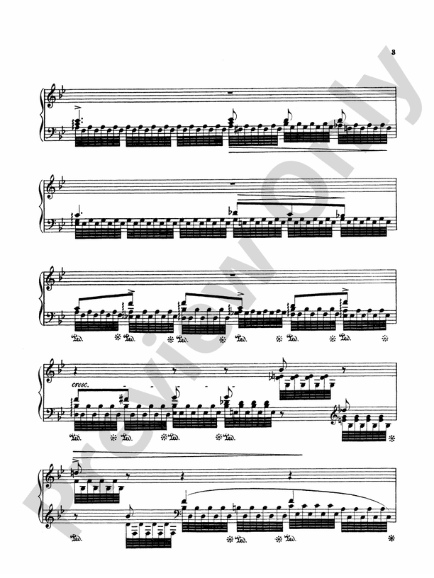 Liszt - Paganini Etudes - Piano Solo (Digital Download)