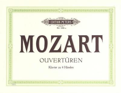 Overtures - Wolfgang Amadeus Mozart - Piano Edition Peters Piano Duet