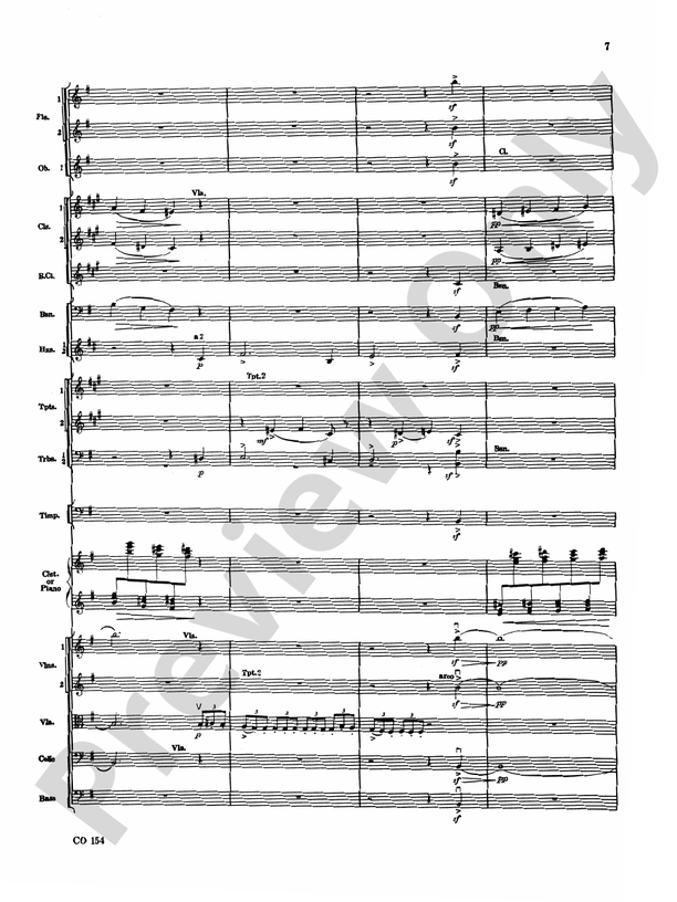 Nutcracker Ballet, Set I ("Dance of the Sugar Plum Fairy" and "Waltz of the Flowers") – Full Orchestra Conductor Score & Parts (Digital Download)