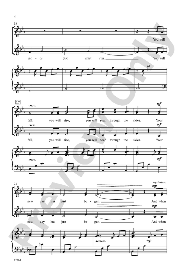 I Will Sing You the Stars – SSA Choral Octavo (Digital Download)