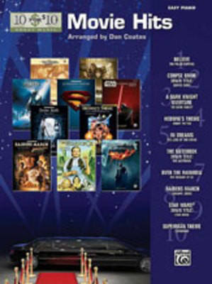 10 FOR 10 MOVIE HITS EASY PIANO ARR. DAN COATES