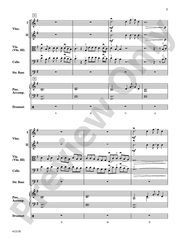Carry On - String Orchestra Conductor Score & Parts (Digital Download)