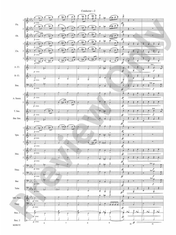 National Emblem - Concert Band Conductor Score & Parts (Digital Download)