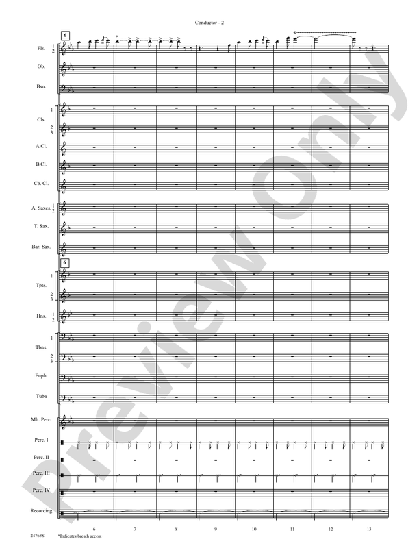 Native American Homage - Concert Band Conductor Score & Parts (Digital Download)