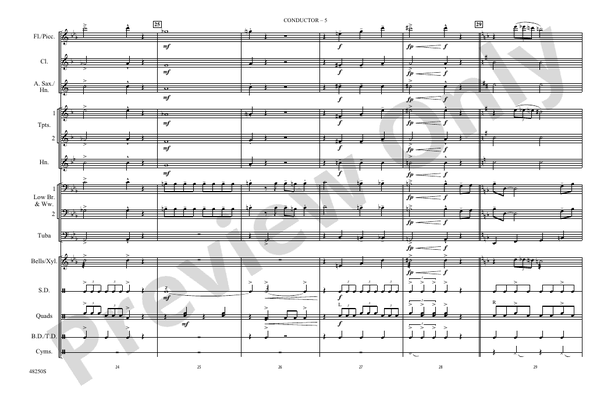 You're a Mean One, Mr. Grinch – Marching Band Conductor Score & Parts (Digital Download)