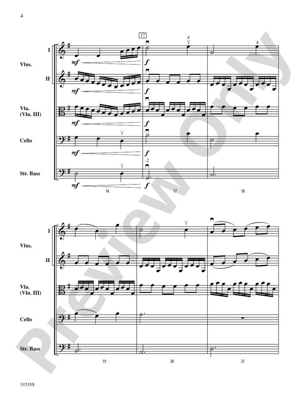 The Great Bicycle Race – String Orchestra Conductor Score & Parts (Digital Download)