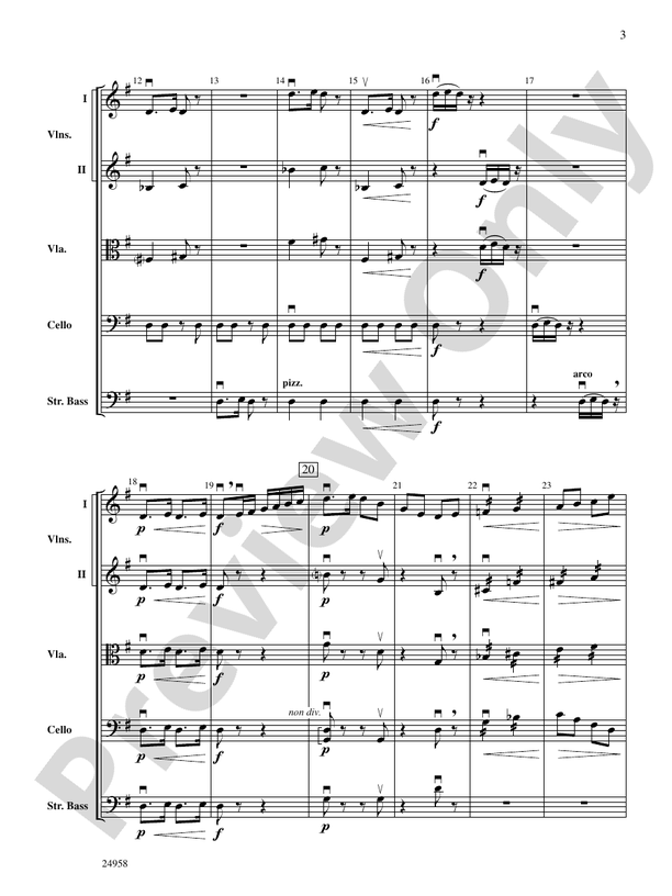Dreams of a Midsummer Night – String Orchestra Conductor Score & Parts (Digital Download)