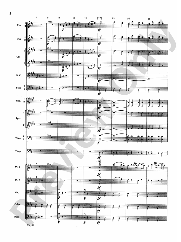 The Marriage of Figaro -- Overture – Full Orchestra Conductor Score & Parts (Digital Download)