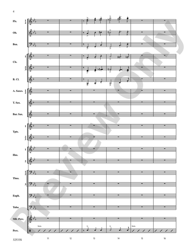 Cute - Concert Band Conductor Score & Parts (Digital Download)
