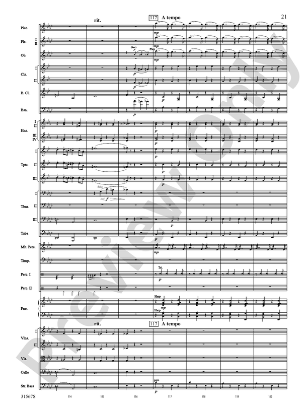 Tahiti Trot - Full Orchestra Conductor Score & Parts (Digital Download)