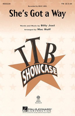 She's Got a Way - Billy Joel - Mac Huff Hal Leonard ShowTrax CD CD