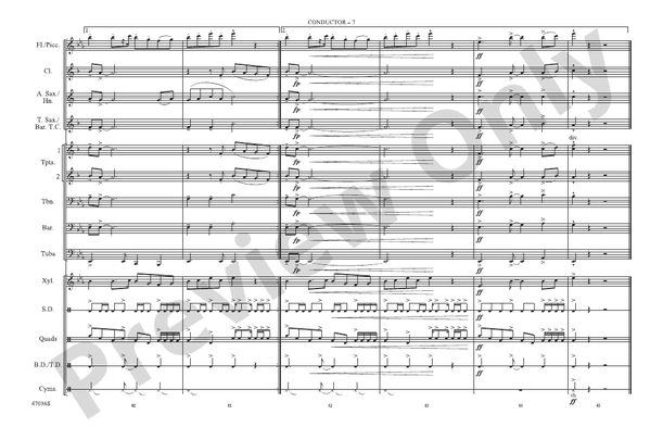 Heroes (Theme Song) – Marching Band Conductor Score & Parts (Digital Download)