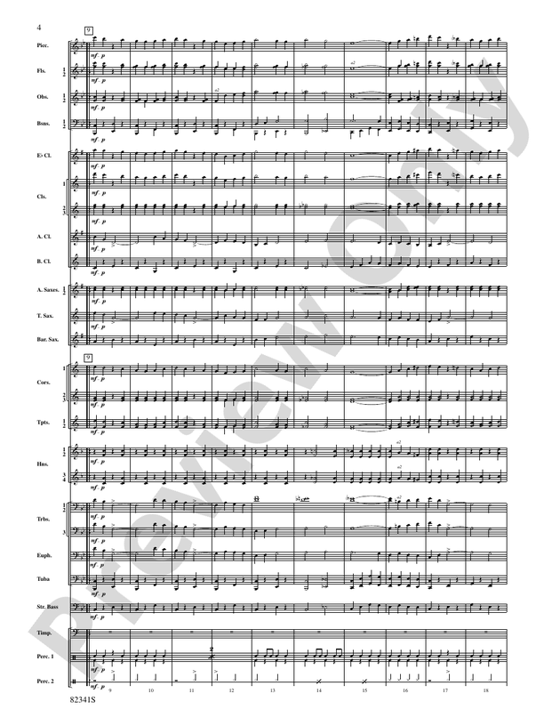 Block M - Concert Band Conductor Score & Parts (Digital Download)