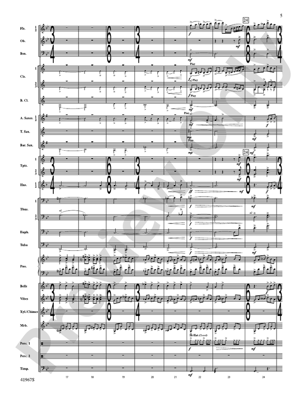 Seven Hills Overture - Concert Band Conductor Score & Parts (Digital Download)