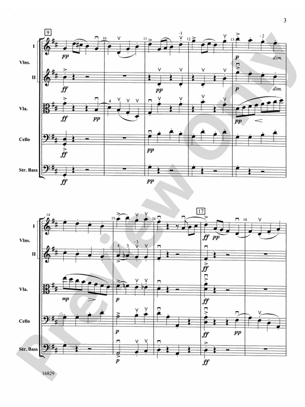 Classical Symphony – String Orchestra Conductor Score & Parts (Digital Download)