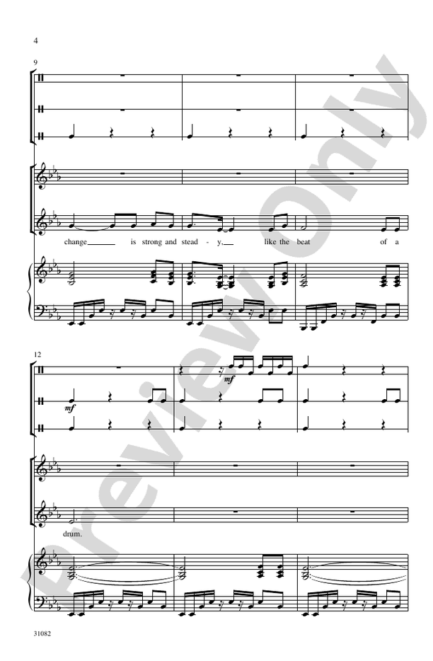 Like the Beat of a Drum – 2-Part Choral Octavo (Digital Download)