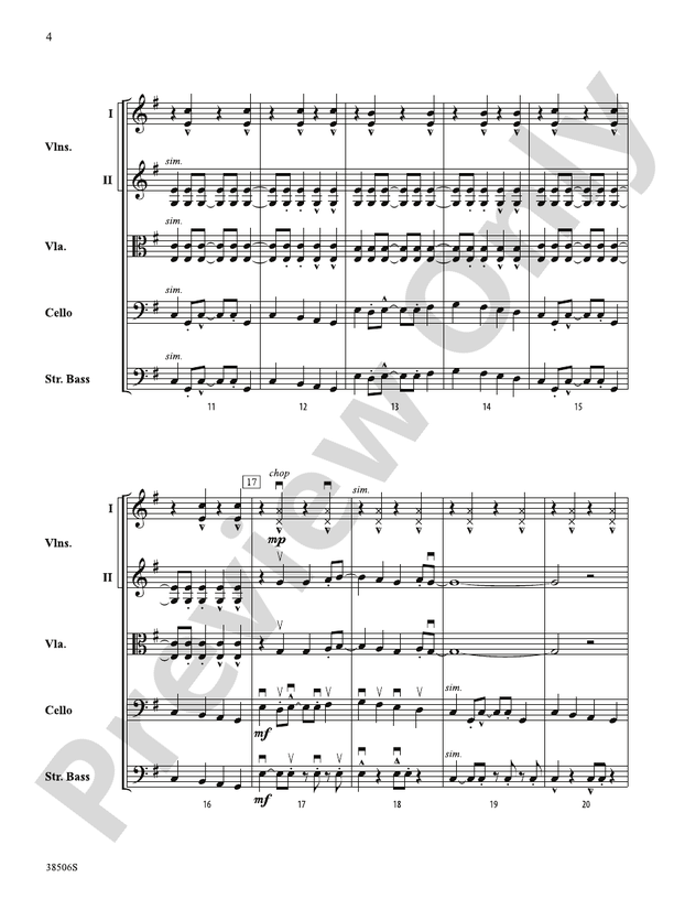 Today – String Orchestra Conductor Score & Parts (Digital Download)