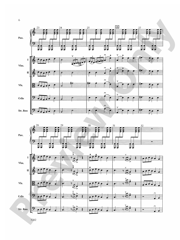 Carnival of the Animals – String Orchestra Conductor Score & Parts (Digital Download)