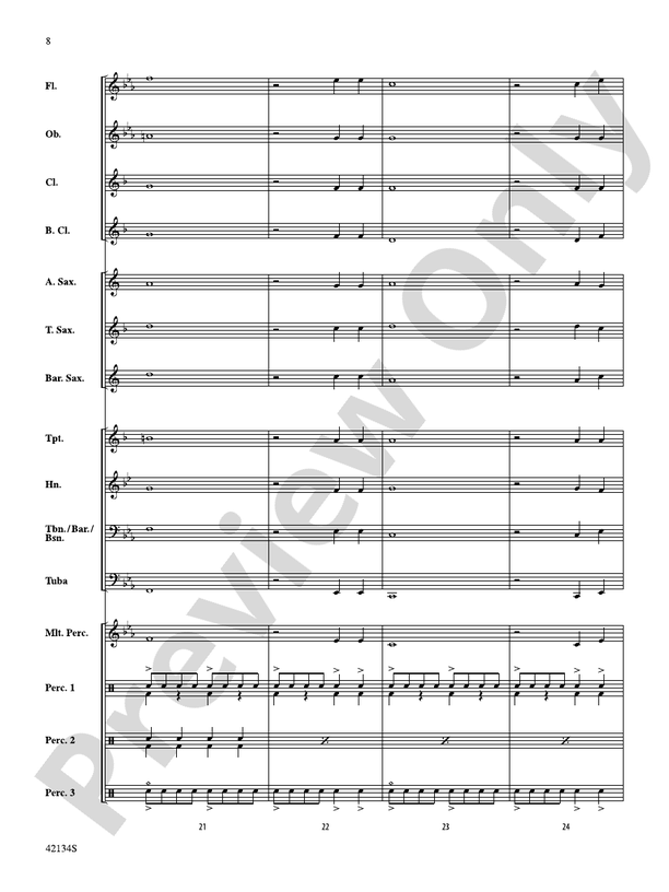 Warp Speed - Concert Band Conductor Score & Parts (Digital Download)