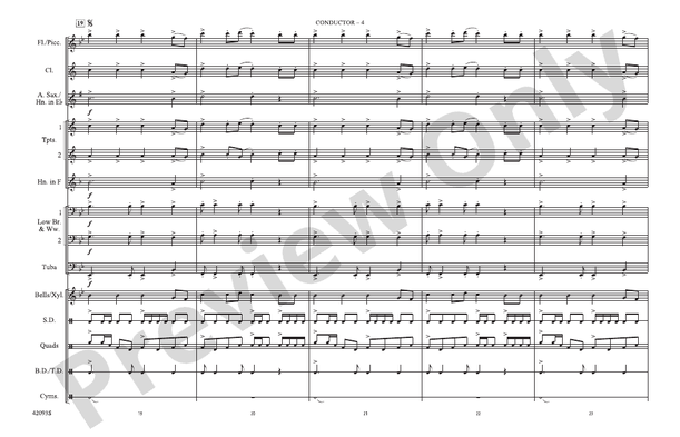 Best Song Ever – Marching Band Conductor Score & Parts (Digital Download)