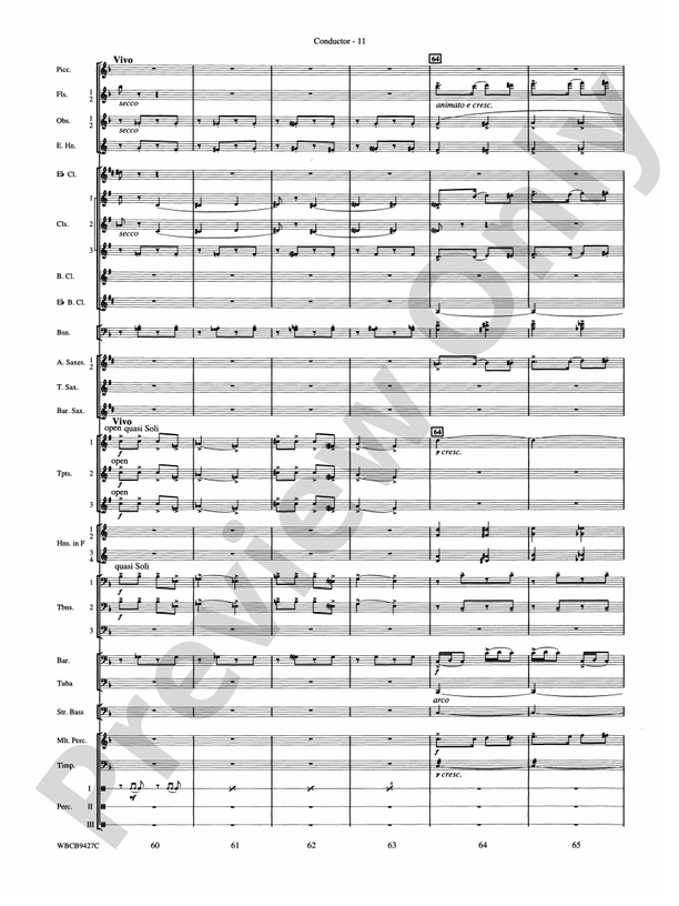 An American in Paris - Concert Band Conductor Score & Parts (Digital Download)
