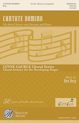 Cantate Domino - Ken Berg - SA divisi with Descant Walton Music Choral Score Octavo