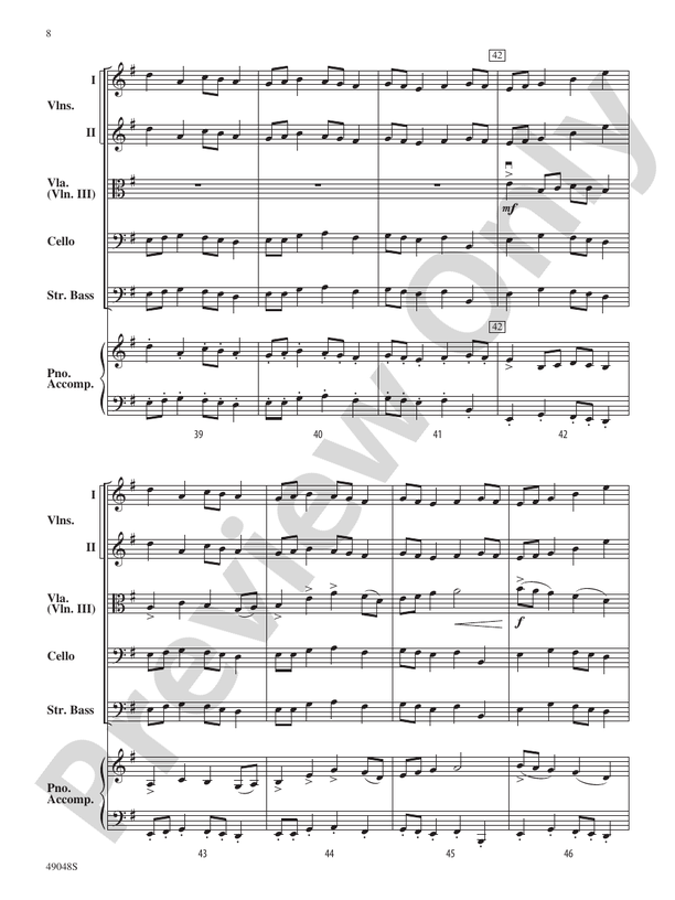 Anaconda - String Orchestra Conductor Score & Parts (Digital Download)