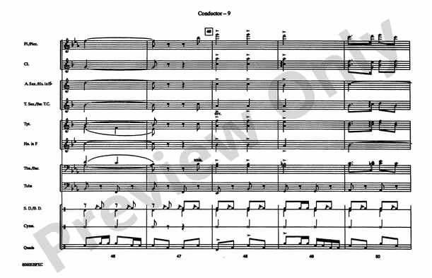 Service Songs - Set 1 (Navy/Army) – Marching Band Conductor Score & Parts (Digital Download)