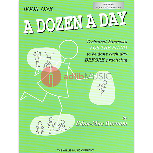 A DOZEN A DAY - PIANO - BOOK 1 - ELEMENTARY - WILLIS MUSIC 413366